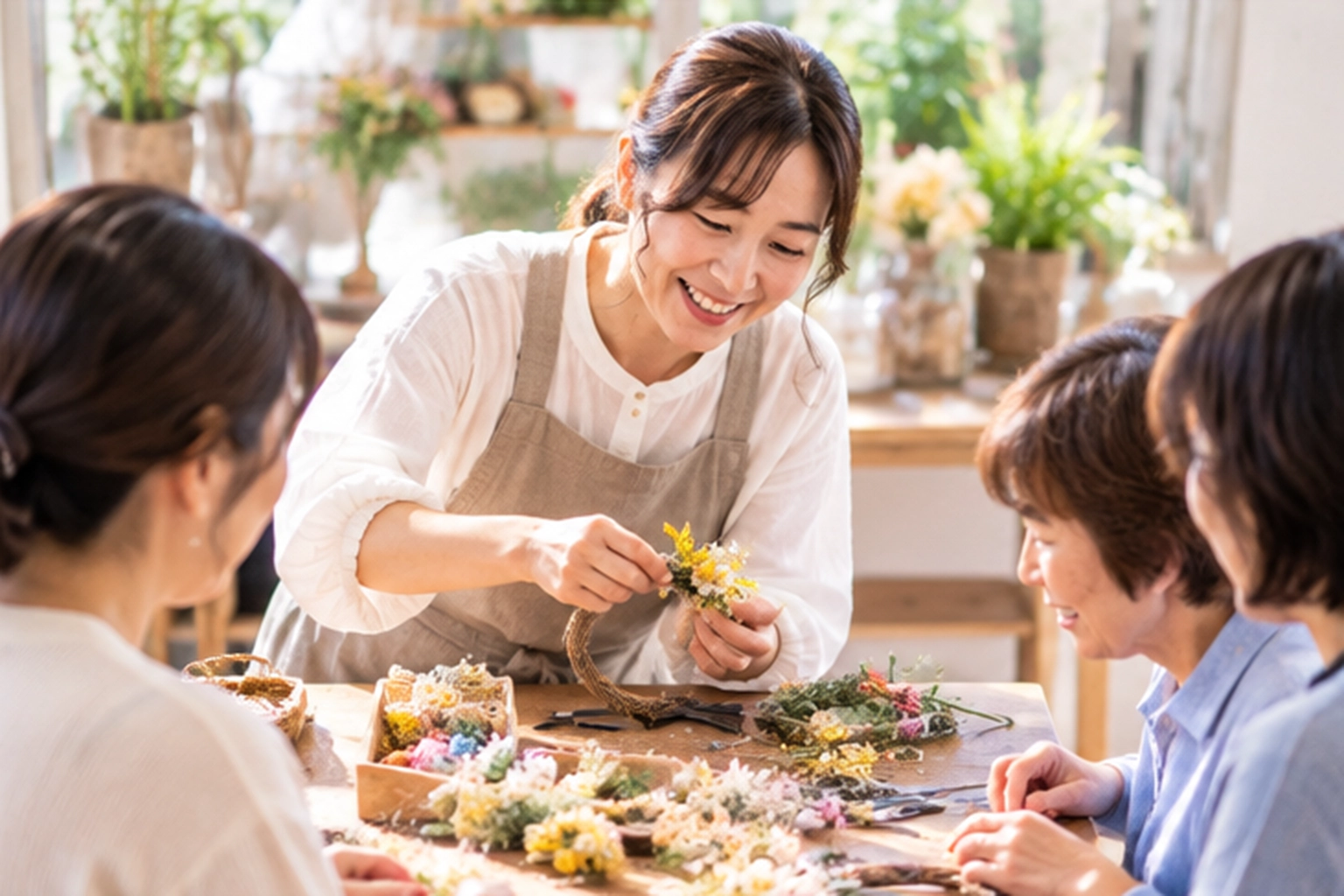 好きなことや得意なことを伝えている様子